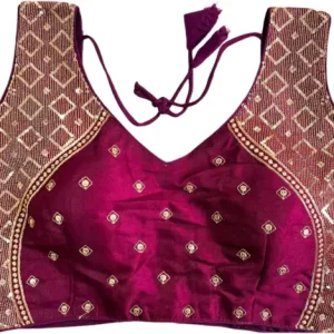 Vihu Fashion Women Milan Silk Half Sleeve Blouse